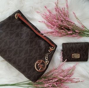Michael Kors Crossbody and Wallet